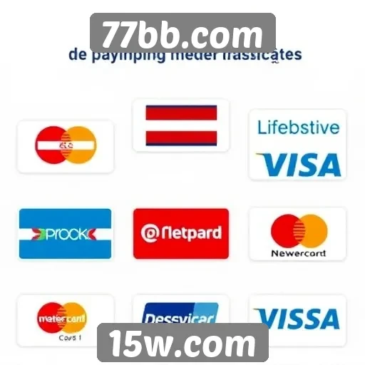 Métodos de pagamento aceitos no 77bb.com